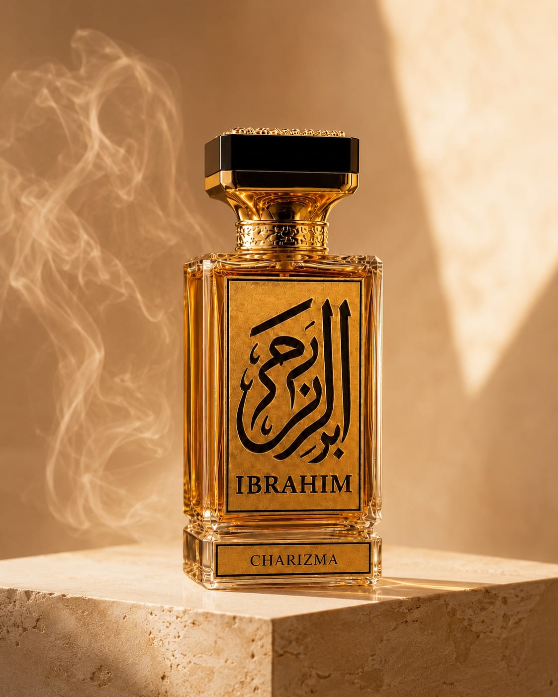 Charizma bottle, macro detail